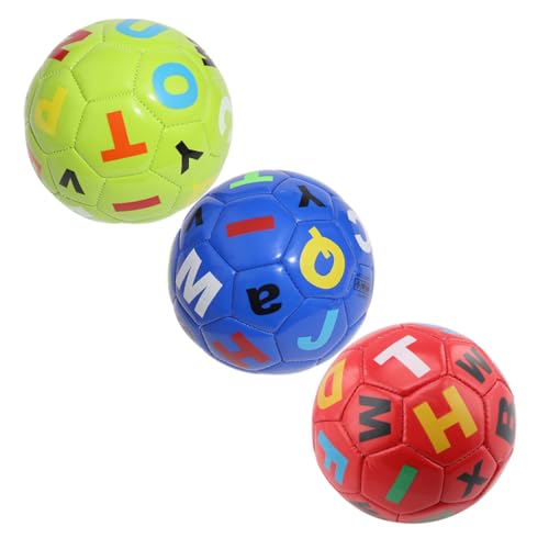 UPKOCH 3St Fußball entwicklung kindliche entwicklung Fussball schienbeinschoner Fussball Kleinkinderball Bällebad für Babys Bälle für Kleinkinder 1-3 PVC von UPKOCH