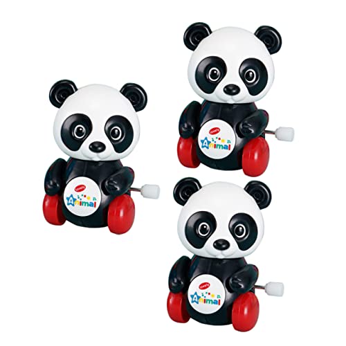 UPKOCH 3St Panda-Wicklung Retro-Spielzeug zum Aufziehen Spielzeug für Kleinkinder Badespielzeug Spielzeug für Kinder kinderspielzeug Laufendes Spielzeug zum Aufziehen Aufziehtier Plastik von UPKOCH