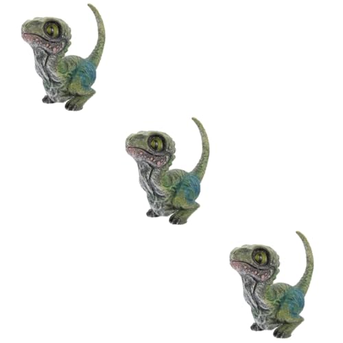 UPKOCH 3St Velociraptor-Spielzeug Dinosaurier-Party-Dekor Dinosaurierspielzeug für Kinder kinderspielzeug Kinder Spielzeug Dinosaurier-Modell-Dekor Dinosaurier-Dekor für Kinder Harz von UPKOCH