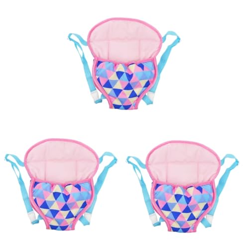 UPKOCH 3st Puppenträger Zubehör Abs Puppenhauszubehör Spielzeug Für Kleinkinder Babypuppenhalter Kinder Mini-Spielzeug Minipuppe Puppentragetasche Plüsch-babyspielzeug Babytiere -kit von UPKOCH