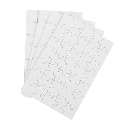 UPKOCH Sublimation Puzzle Rohlinge 4 Blätter Rechteck Blank Puzzles Wärme Transfer für von UPKOCH