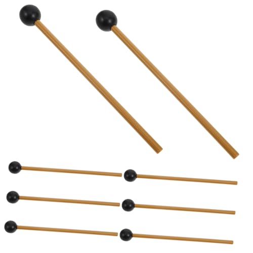 UPKOCH 4 Paare Hammer Schlagzeugstöcke Schlagzeug-Zubehör Trommel Zubehör Percussion Instrumente Schlagzeug Schlägel Set Trommelstöcke Drumstick-Zubehör Percussion-Stick Plastik von UPKOCH