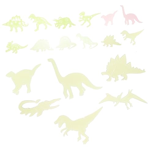 UPKOCH 4 Sätze Leuchtende Dinosaurier Aufkleber Nagelaufkleber Aufkleber Im Dunkeln Leuchtende Wandaufkleber Im Dunkeln Leuchtende Wandaufkleber Türaufkleber Zimmeraufkleber von UPKOCH