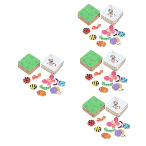 UPKOCH 4 Sets Puzzle Puzzles Aus Papier Für Kinder Dinosaurier Puzzles Puzzles Tier Puzzles Lern Puzzles Für Kleinkinder Puzzles Für Babys Pädagogische Puzzles Kinder Puzzles von UPKOCH