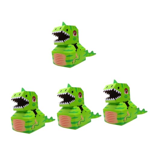 UPKOCH 4 Sets Tragbares Kinderspielzeug Aus Karton Chucky Kostüm Für Kinder Puzzle Spielzeug Kinderjahresspielzeug Tierspielzeug Dinosaurier So Tun Als Ob Kinderspielzeug von UPKOCH