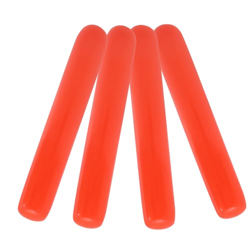 UPKOCH 4 Stück Aufblasbarer Stick Für Kinder Fußball-lärmmacher Jubelstab Verdicken Aufblasbare Krachmacher Jubelnde Donnerstäbe Aufblasbarer Boom-Stick Eltern-Kind Rot PVC Zubehör Stock von UPKOCH