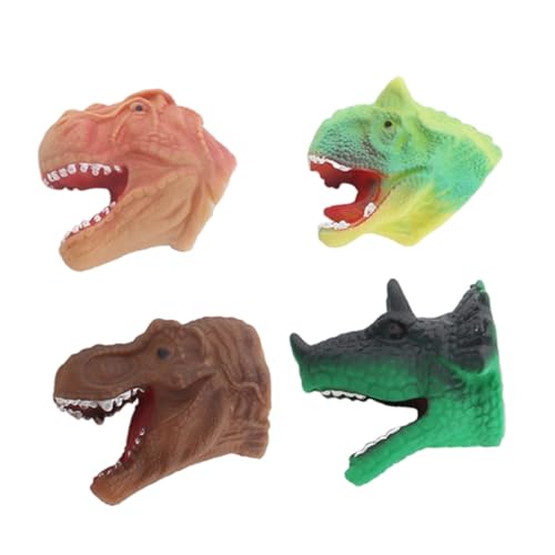 UPKOCH 4 Stück Dinosaurier Fingerspielzeug Teiliges aus Kunststoff mit Detailreichen Dinosaurier Kopfmodellen für Interaktives Lernspielzeug Geeignet für Jungen und Mädchen UPKOCH 4 Stück Dinosaurier Fingerspielzeug Teiliges aus Kunststoff mit Detailreichen Dinosaurier Kopfmodellen für Interaktives Lernspielzeug Geeignet für Jungen und Mädchen von UPKOCH