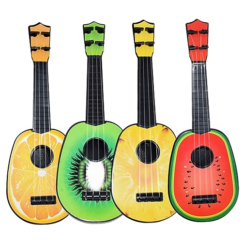 UPKOCH 4 Stück Gitarren-Ukulele-Spielzeug Musical Toy Instruments kinderinstrumente Educational Toys spielzeuge spielsachen Mini-Obstinstrumente Musikinstrumente, Spielzeug Obst Gitarre von UPKOCH