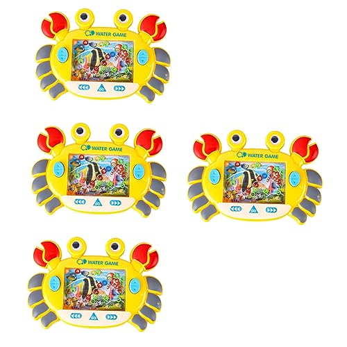 UPKOCH 4pcs Jungen und Mädchen Wasser Werfen Spielzeug Krabben Form Handheld Wasser Spielzeug Werfen Spiel Spielzeug von UPKOCH