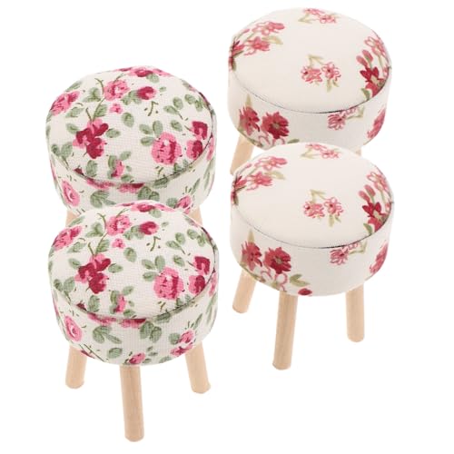 UPKOCH 4 Stück Maßstab Runde Holzschemel mit Weichem Stoffbezug Kompakte Möbel für Küche und Wohnzimmer Dekoration Vielseitig für Mikro-szenen Geeignet UPKOCH 4 Stück Maßstab Runde Holzschemel mit Weichem Stoffbezug Kompakte Möbel für Küche und Wohnzimmer Dekoration Vielseitig für Mikro-szenen Geeignet von UPKOCH