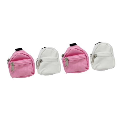 UPKOCH 4 Stück Mini Rucksack für Puppen aus Dekorativer Miniatur Schulrucksack in Vier Farben Waschbar und Wiederverwendbar als Puppenzubehör und Miniaturhaus deko UPKOCH 4 Stück Mini Rucksack für Puppen aus Dekorativer Miniatur Schulrucksack in Vier Farben Waschbar und Wiederverwendbar als Puppenzubehör und Miniaturhaus deko von UPKOCH