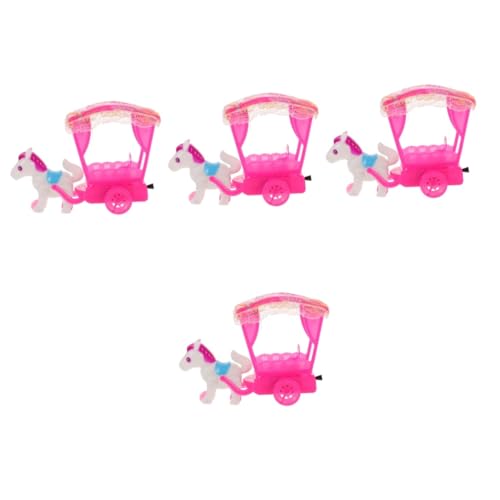 UPKOCH 4 Stück Ponyspielzeug -partygeschenke Kleinkind Auto Zurückziehen Spielzeug Für Babyautos Autospielzeug Für Kleinkinder Spielzeug Partygeschenke Für Kleinkinder Plastik von UPKOCH