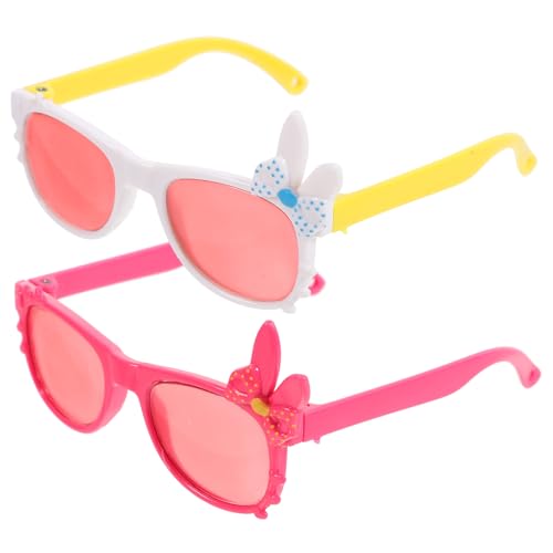 UPKOCH 4 Stück Puppenbrille Puppe Verkleiden Zubehör Brillenrequisiten Zum Anziehen Puppen-Mini-brillengestell Kleine Aus Kunststoff Amerikanische Mädchenpuppen Plastik von UPKOCH