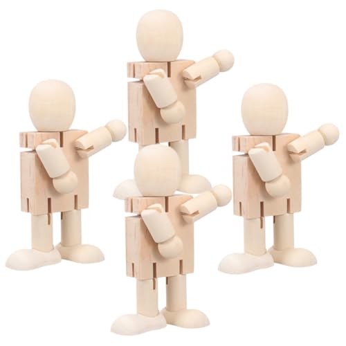 UPKOCH 4 Stück Teiliges DIY Holzroboter Unfertige Holzpuppe zum Bemalen Kreatives Bastelprojekt für Dekoration Schreibtisch Holzfigur Handbemalbar Holzroboter Modell UPKOCH 4 Stück Teiliges DIY Holzroboter Unfertige Holzpuppe zum Bemalen Kreatives Bastelprojekt für Dekoration Schreibtisch Holzfigur Handbemalbar Holzroboter Modell von UPKOCH