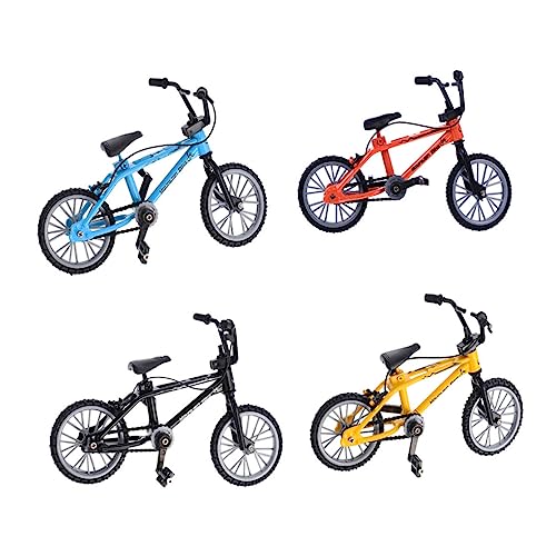 UPKOCH 4 Stück Teiliges Finger Bike Mini Mountainbike aus Aluminiumlegierung und Kunststoff Robustes Fingerfahrrad in Gelb Blau Schwarz und Orange Stressabbau und Geschenkidee UPKOCH 4 Stück Teiliges Finger Bike Mini Mountainbike aus Aluminiumlegierung und Kunststoff Robustes Fingerfahrrad in Gelb Blau Schwarz und Orange Stressabbau und Geschenkidee von UPKOCH