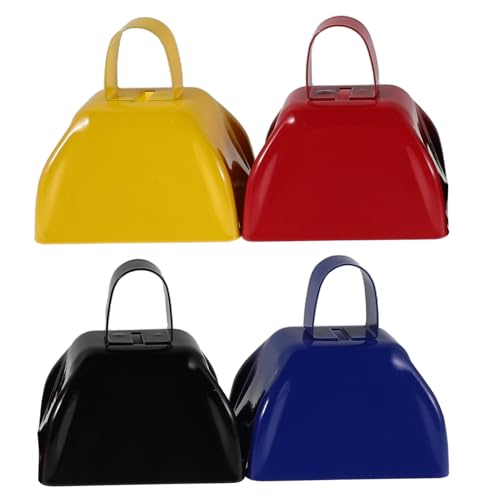 UPKOCH 4 Stück Teiliges Kleines Metall-kuhglocken Ergonomischem Griff Langlebiger Lärmmacher für Sportveranstaltungen Fußballspiele Partys und Festliche Anlässe Handlich und Vielseitig UPKOCH 4 Stück Teiliges Kleines Metall-kuhglocken Ergonomischem Griff Langlebiger Lärmmacher für Sportveranstaltungen Fußballspiele Partys und Festliche Anlässe Handlich und Vielseitig von UPKOCH