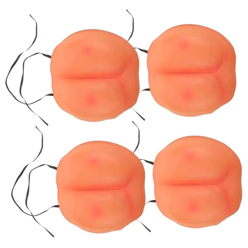 UPKOCH 4 Stück Tricky Props Fake Butts Requisiten Fake Buttock Prank Kostümzubehör Realistischer Halloween Dress Up Prop Soft Simulation Booty Big Butts UPKOCH 4 Stück Tricky Props Fake Butts Requisiten Fake Buttock Prank Kostümzubehör Realistischer Halloween Dress Up Prop Soft Simulation Booty Big Butts von UPKOCH