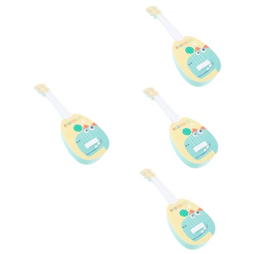 UPKOCH 4 Stück Ukulele Für Kinder Ukulele Gitarre Spielzeug Bariton-Ukulele Kinder Gitarre Kinderspielzeug Tenor-Ukulele Junge Pädagogisches Lernspielzeug Mini-Gitarre Plastik von UPKOCH