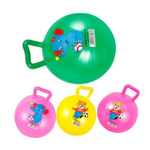 UPKOCH 4 Teiliger Griffschläger Hüpfbälle Für Gymnastikball Für Hüpfball Mit Griffen Hüpfball Für Balanceball Für Sprungball Für Kleinkinder Kinderspielzeug Aufblasbarer von UPKOCH