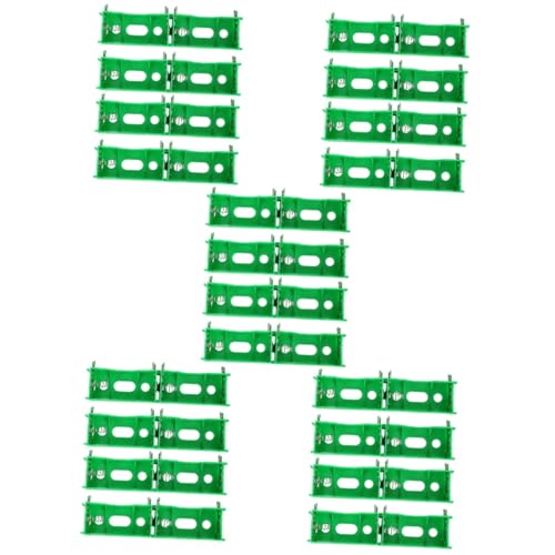 UPKOCH 40 STK Batteriekasten Nr. 1 Unterrichtshilfen Für Elektrizität Physikexperiment Batteriehalter Lehrbatteriehalter Batteriegehäuse Für Elektrizitätsexperimente Abs Green von UPKOCH