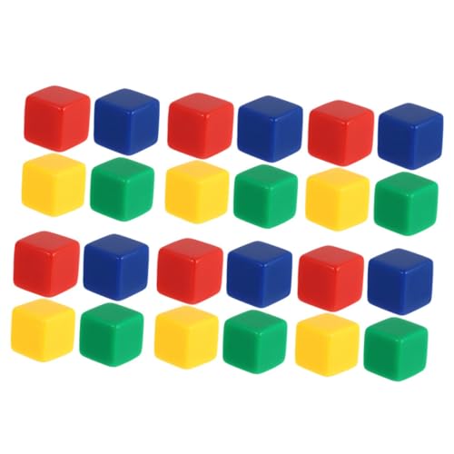 UPKOCH 40St Würfel bürospiel familienspiele spielwaren draußen Family Game Colour Cube Poker-Party-Spiel Spielzeug Pub-Spielzeug Spielzeug stapeln Requisiten lehren Partyzubehör Acryl von UPKOCH