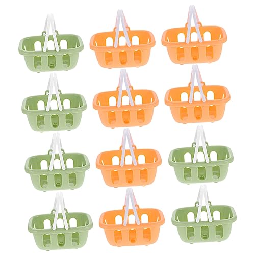 UPKOCH 48 STK Mini-Einkaufskorb realistischer Mini-Korb Ornament für Kinder kinderkorb plastikkorb Spielzeug Modelle Minikörbe für Geschenke Miniatur-Korbmodell künstlich Dekorationen LKW von UPKOCH