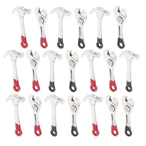 UPKOCH 5 Sets Miniatur-Reparaturwerkzeuge Puppenhaus-Zubehör Mini-Schraubenschlüssel und Hammer-Werkzeug-Modell-Set für DIY-Handwerk Ornament Puppenhaus-Dekoration Spielzeug UPKOCH 5 Sets Miniatur-Reparaturwerkzeuge Puppenhaus-Zubehör Mini-Schraubenschlüssel und Hammer-Werkzeug-Modell-Set für DIY-Handwerk Ornament Puppenhaus-Dekoration Spielzeug von UPKOCH
