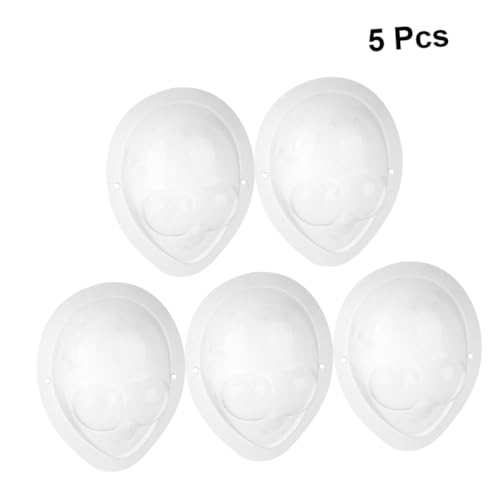 UPKOCH 5 Stück 1/3 Puppe Mini Gesichtsmaske Transparentes Spielzeug Staubdichte Gesichtsbedeckung DIY Maske Zubehör Für Puppen Basteln von UPKOCH