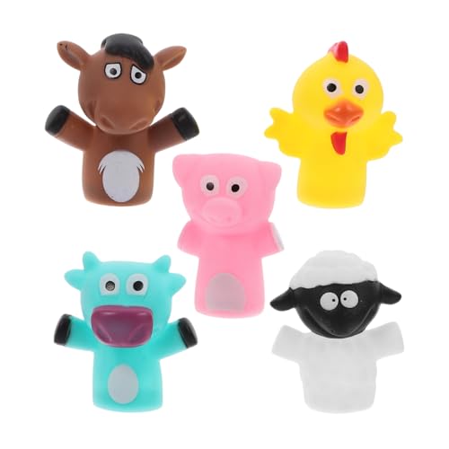 UPKOCH 5 Stück Fingerpuppe Puppen klein Plüsch süßes Fingerspielzeug tragbare Spielfiguren Vinyl UPKOCH 5 Stück Fingerpuppe Puppen klein Plüsch süßes Fingerspielzeug tragbare Spielfiguren Vinyl von UPKOCH