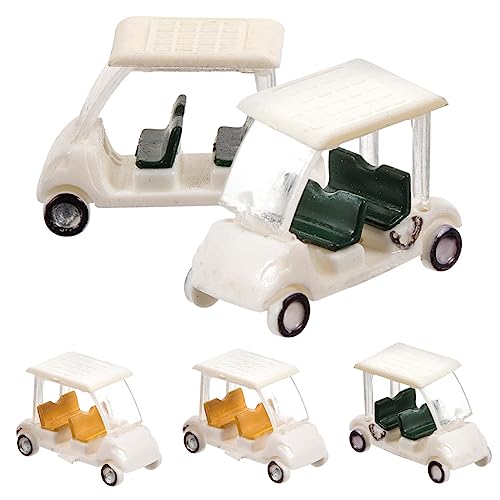 UPKOCH 5 Stück Mikro Landschafts Sandtisch Modell DIY Spielzeugherstellung Golfwagen Autospielzeug Mini Tragbarer Mini Kinderwagen Golfwagen Mit Rückziehfunktion von UPKOCH