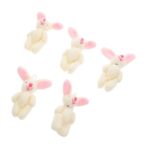 UPKOCH 5 Stück Teiliges Mini Kuscheltier Hase Weiche Bewegliche Plüschfigurinen Vielseitig Posierbar Kleine Dekorative Kaninchen für Zuhause Büro und Kinderzimmer Niedliche Geschenkidee UPKOCH 5 Stück Teiliges Mini Kuscheltier Hase Weiche Bewegliche Plüschfigurinen Vielseitig Posierbar Kleine Dekorative Kaninchen für Zuhause Büro und Kinderzimmer Niedliche Geschenkidee von UPKOCH