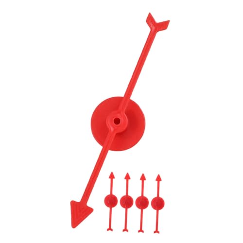 UPKOCH 5 Stück Teiliges Spielpfeile aus Kunststoff Ersatzteile für Brettspiele Vielseitige Zeiger für DIY drehspiel Party Familienunterhaltung und Event zubehör Rot Lang UPKOCH 5 Stück Teiliges Spielpfeile aus Kunststoff Ersatzteile für Brettspiele Vielseitige Zeiger für DIY drehspiel Party Familienunterhaltung und Event zubehör Rot Lang von UPKOCH