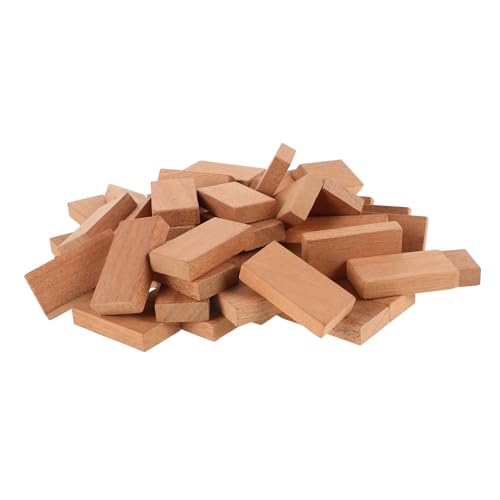 UPKOCH 50 Stück Domino Spieltischläufer Brettspiele Interessantes Domino Dominosteine Mini Brettspiele Domino Tische Für Jungen Aus Holz Hellbraun von UPKOCH