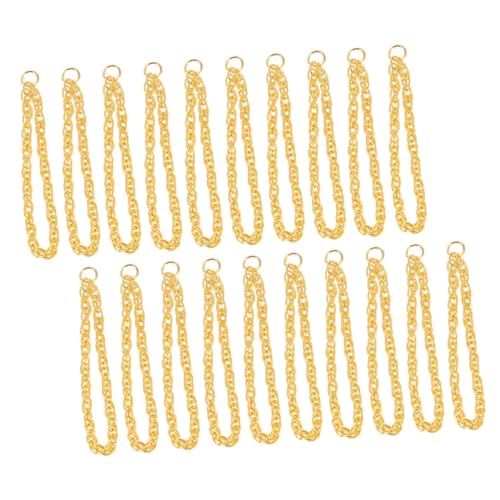 UPKOCH 50-teiliges Puppen-halsketten-Set Party-schmuck Für Puppen Legierung Mini-Kette Dekorationen Für Mädchen-Spielzeug Schickes Einzigartiges Mode-Accessoire von UPKOCH