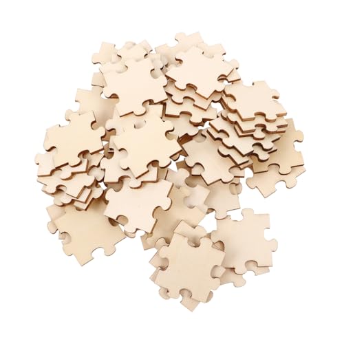 UPKOCH 50 Teile Holzpuzzle Quadrate Leere Puzzles Zum Zeichnen Freie Form Leere Puzzles Leere Puzzles Zum Schreiben Auf Unvollendete Puzzles DIY Puzzle Zum Zeichnen Puzzles von UPKOCH