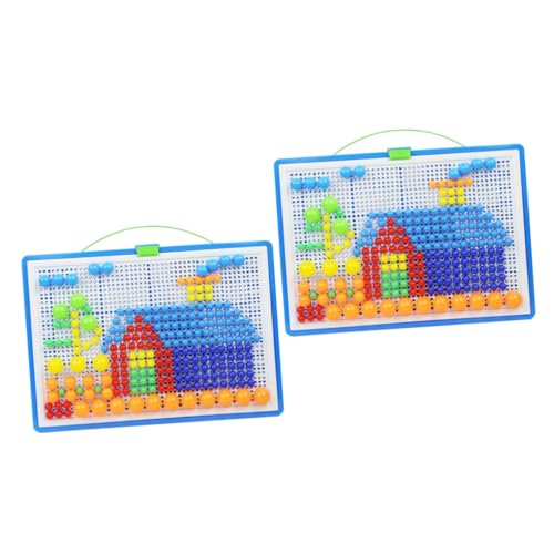 UPKOCH 592 STK Pegboard-Puzzle Steckbrett puzzletisch -Nagel-Puzzle Nagelpuzzle von UPKOCH