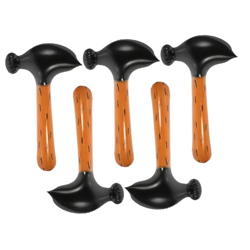 UPKOCH 5St dekorativer Spielzeughammer Halloween kinderspielzeug Hammer spielsachen Outdoor Toys aufblasbarer Hammer Aufblasbarer Hammer für PVC von UPKOCH