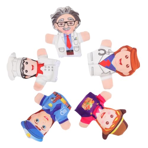 UPKOCH Fingerpuppen Spielzeug für Kinder 5 Stücke Cartoon Fingerpuppen Interaktive Puppen für Geschichtenerzählen und Partys Fördern Berufswissen UPKOCH Fingerpuppen Spielzeug für Kinder 5 Stücke Cartoon Fingerpuppen Interaktive Puppen für Geschichtenerzählen und Partys Fördern Berufswissen von UPKOCH