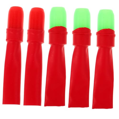 UPKOCH 5st Furz Pfeifen Streichspielzeug Für Kinder Kazoo-geräuschmacher Neuheit Spielzeug Scherzspielzeug Erster April Ungezogener Krachmacher Für Kinder Rot PVC von UPKOCH