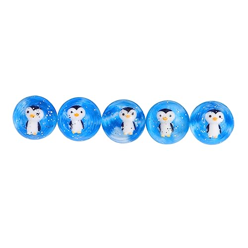 UPKOCH 5st Lernspielzeug Für Gummiball Transparenter Ball Blue von UPKOCH