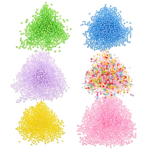 UPKOCH Bastelschaum-perlenfüller 6 Beutel Jungen und Zubehör Vielseitige Schaumperlen für Spielzeugdekorationen von UPKOCH