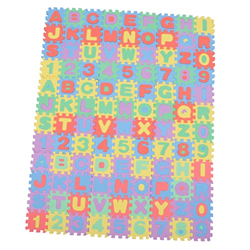 UPKOCH 6 Sätze Brief Krabbel Matte Puzzlematte fußmatte spieledecken Puzzle-Matte Matte Puzzle-unterlage mats puzzlekleber spielmatte Babymatte -Bodenmatte Puzzle-Bodenmatte Eva von UPKOCH