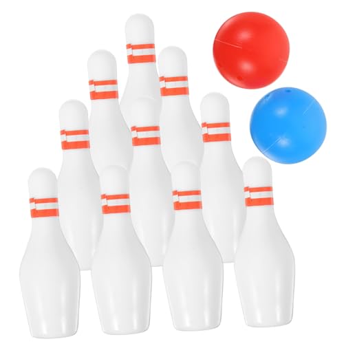 UPKOCH 6 Sätze Spielzeug-Bowlingkugel Dekorationszubehör Puppenhaus-Bowling Spielzeuge Kinderspielzeug Kleinkindspielzeug Outdoor-Spielzeug für Kinder Mini-Hausdekoration Mini-Dekoration von UPKOCH