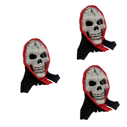 UPKOCH 6 Stk Party-masken Karnevalsmasken Schreckliche Masken Requisiten Skelett Masken Halloween-masken von UPKOCH