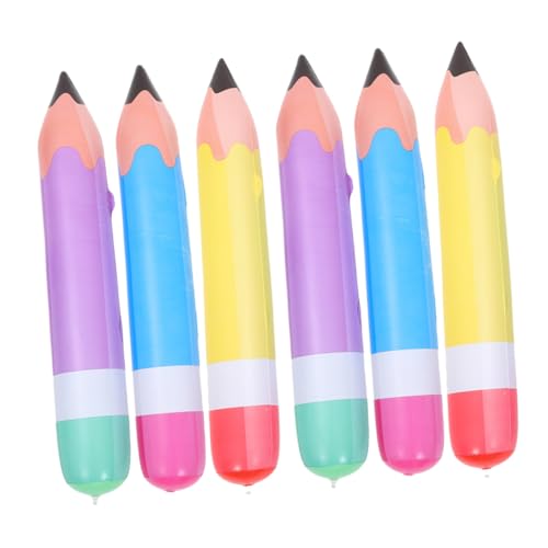 UPKOCH 6 Stück Aufblasbare PVC Bleistift Ballons Große Bunte Stift Deko für Klassenraum Geburtstag Party Einschulung Abschlussfeier Leicht Wiederverwendbar Einfach zu Aufblasen Verstauen UPKOCH 6 Stück Aufblasbare PVC Bleistift Ballons Große Bunte Stift Deko für Klassenraum Geburtstag Party Einschulung Abschlussfeier Leicht Wiederverwendbar Einfach zu Aufblasen Verstauen von UPKOCH