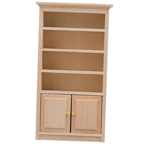 UPKOCH 6 Stück Grüner Mini Schrank Mini Bücherregal Mini Holz Bücherregal Miniatur Holz Bücherregal Kleines Holz Bücherregal Bezaubernde Möbel Mini Bücherregal Kleines von UPKOCH