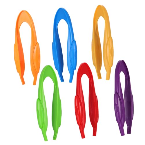 UPKOCH 6 Stück Teiliges Pinzettenset aus Buntem Kunststoff Ergonomisch Geformt für Kleine Hände Leicht und Langlebig für Montessori und Naturwissenschaftliche Experimente im Kindergarten UPKOCH 6 Stück Teiliges Pinzettenset aus Buntem Kunststoff Ergonomisch Geformt für Kleine Hände Leicht und Langlebig für Montessori und Naturwissenschaftliche Experimente im Kindergarten von UPKOCH