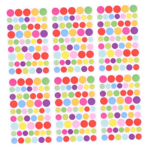 UPKOCH 6stücke Bunte Runde Aufkleber DIY Decals Für Tagebuch Planer Sammelalbum Alben Foto Spielzeug Junge Mädchen Selbstklebende Etikettenaufkleber Handkonto-Aufkleber Alben-fotoaufklebe UPKOCH 6stücke Bunte Runde Aufkleber DIY Decals Für Tagebuch Planer Sammelalbum Alben Foto Spielzeug Junge Mädchen Selbstklebende Etikettenaufkleber Handkonto-Aufkleber Alben-fotoaufklebe von UPKOCH