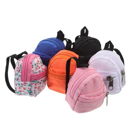 UPKOCH 6 Teiliger Reißverschlussrucksack Für Puppen Kinderrucksack Schulbedarf Für Puppenhaus Requisiten Miniatur Puppenschultaschen Kleiner Rucksack Mini Rucksack Kleine UPKOCH 6 Teiliger Reißverschlussrucksack Für Puppen Kinderrucksack Schulbedarf Für Puppenhaus Requisiten Miniatur Puppenschultaschen Kleiner Rucksack Mini Rucksack Kleine von UPKOCH