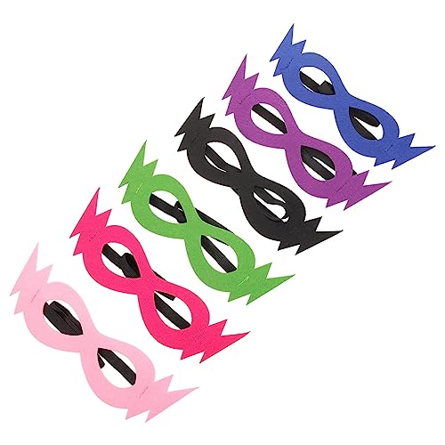 UPKOCH 6St Augenmaske aus Filz für halloween costume halloween kleidung fashing costume Halloween-Masken für rote Maske Cosplay-Maske Abschlussball Maske gefühlt von UPKOCH